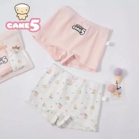 台湾Cake 5 baby 儿童内裤 2条装 彩虹宝宝女宝平角裤 